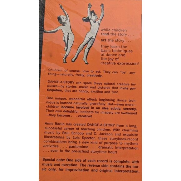 Anne Lief Barlin Record Storybook Brave Hunter Dance A Story 1966 Sealed Vtg The - Picture 12 of 16